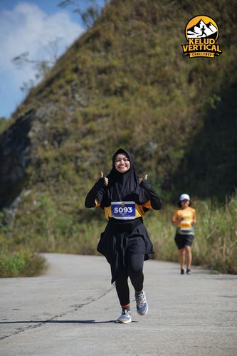 Race photo from Kelud Vertical Challenge 2024