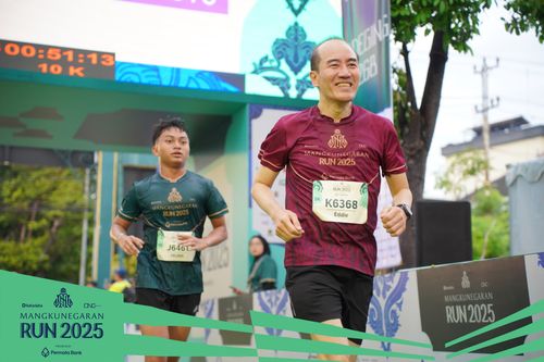 Race photo from Mangkunegaran Run 2025