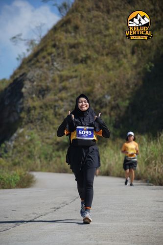 Race photo from Kelud Vertical Challenge 2024