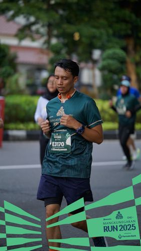 Race photo from Mangkunegaran Run 2025