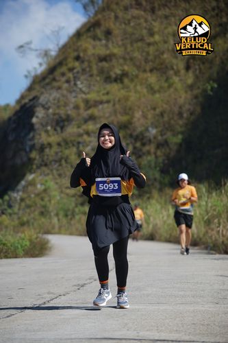 Race photo from Kelud Vertical Challenge 2024