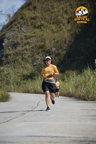 Race photo from Kelud Vertical Challenge 2024