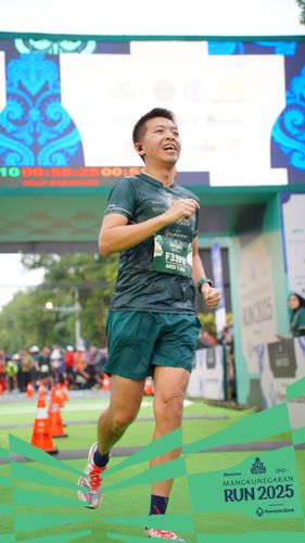 Race photo from Mangkunegaran Run 2025