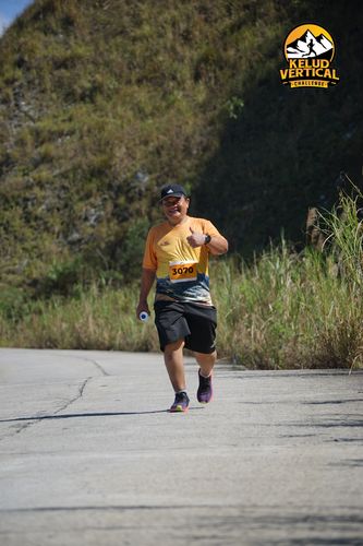 Race photo from Kelud Vertical Challenge 2024