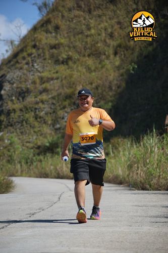 Race photo from Kelud Vertical Challenge 2024