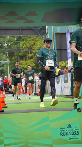 Race photo from Mangkunegaran Run 2025