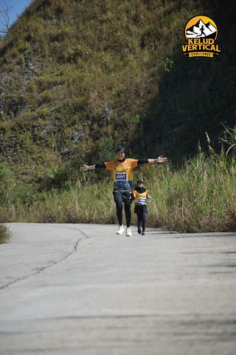 Race photo from Kelud Vertical Challenge 2024
