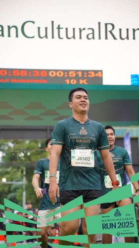 Race photo from Mangkunegaran Run 2025