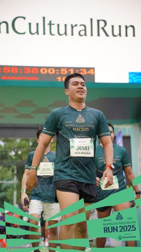 Race photo from Mangkunegaran Run 2025