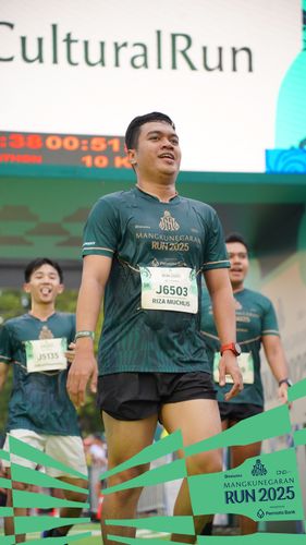 Race photo from Mangkunegaran Run 2025