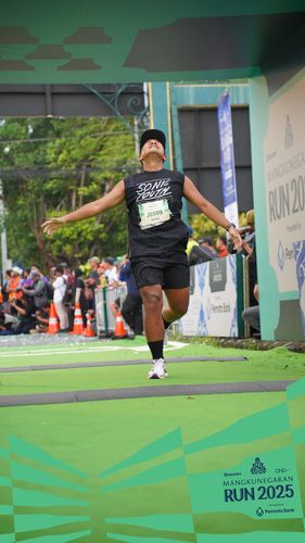 Race photo from Mangkunegaran Run 2025