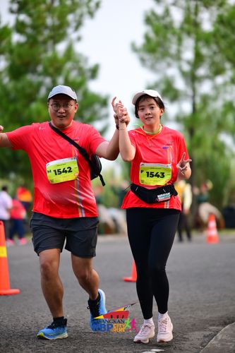 Race photo from CISANGKAN KBP CITY RUN 2025