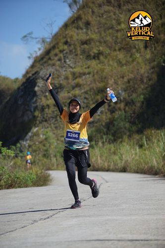 Race photo from Kelud Vertical Challenge 2024