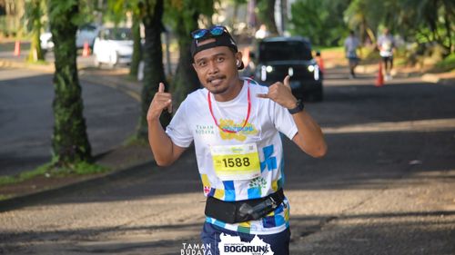 Race photo from Taman Budaya x BOGORUN 2025