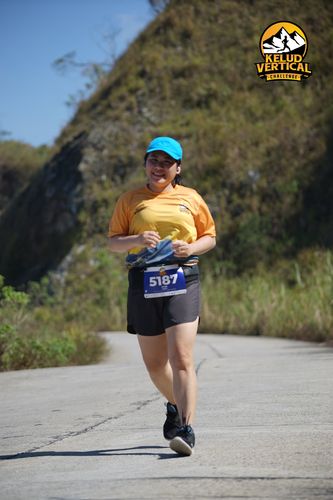 Race photo from Kelud Vertical Challenge 2024