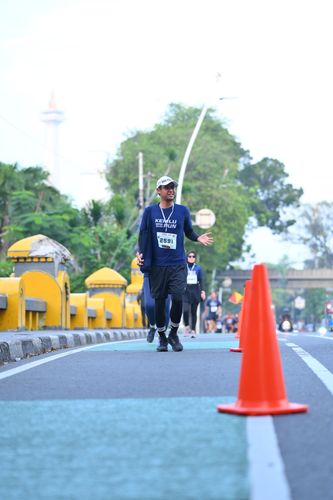 Race photo from KEMLU RUN 2025