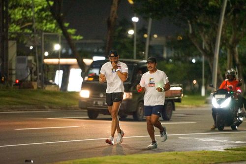 Race photo from PIK NITE RUN VIBES
