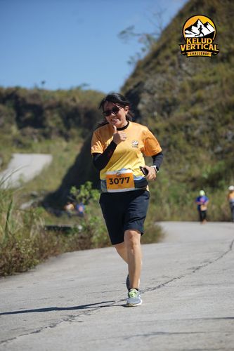 Race photo from Kelud Vertical Challenge 2024