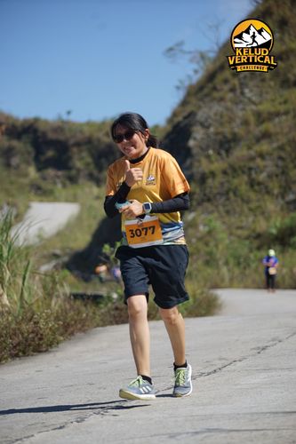 Race photo from Kelud Vertical Challenge 2024