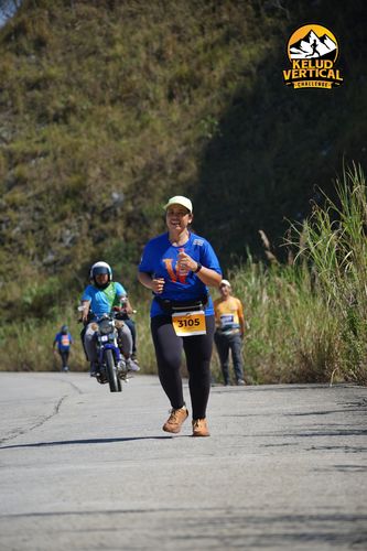 Race photo from Kelud Vertical Challenge 2024