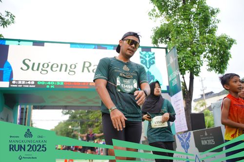 Race photo from Mangkunegaran Run 2025