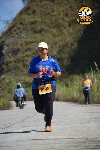 Race photo from Kelud Vertical Challenge 2024