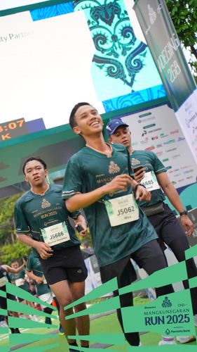 Race photo from Mangkunegaran Run 2025
