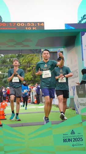 Race photo from Mangkunegaran Run 2025