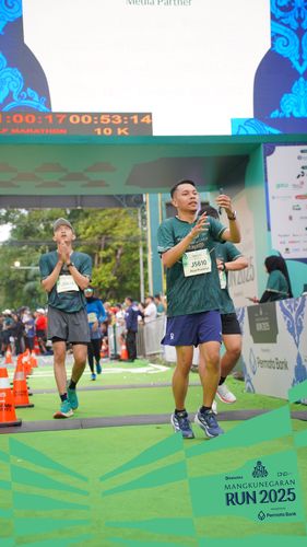Race photo from Mangkunegaran Run 2025