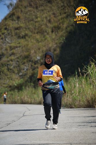 Race photo from Kelud Vertical Challenge 2024