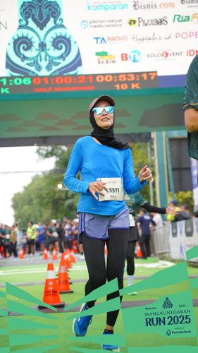 Race photo from Mangkunegaran Run 2025