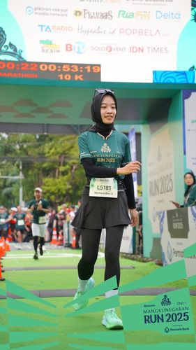 Race photo from Mangkunegaran Run 2025