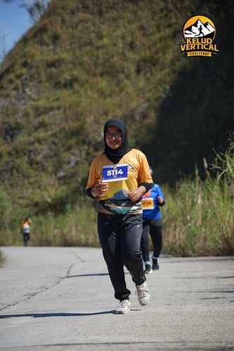 Race photo from Kelud Vertical Challenge 2024