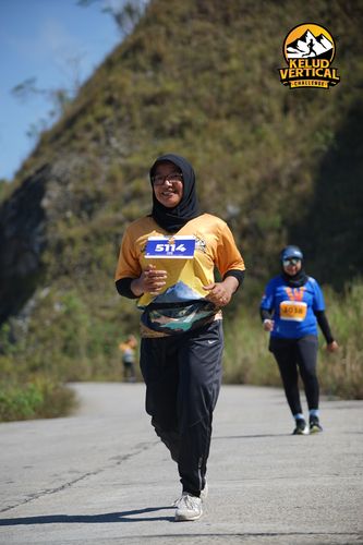 Race photo from Kelud Vertical Challenge 2024