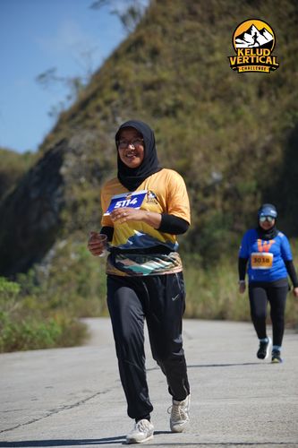 Race photo from Kelud Vertical Challenge 2024