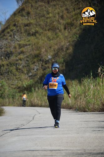 Race photo from Kelud Vertical Challenge 2024