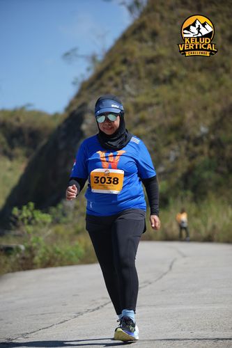 Race photo from Kelud Vertical Challenge 2024