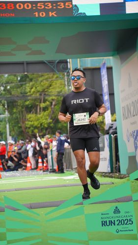 Race photo from Mangkunegaran Run 2025