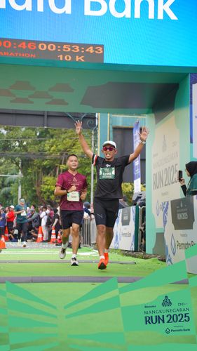 Race photo from Mangkunegaran Run 2025