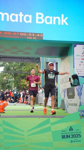 Race photo from Mangkunegaran Run 2025