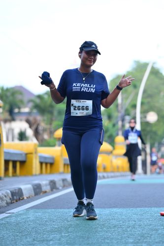 Race photo from KEMLU RUN 2025