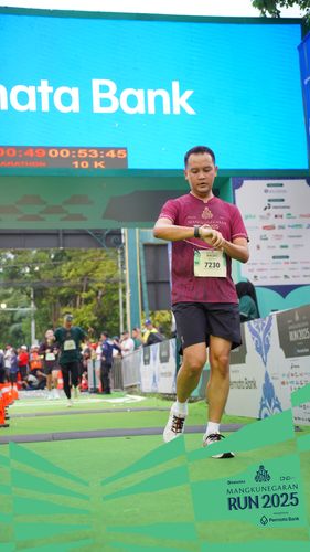 Race photo from Mangkunegaran Run 2025