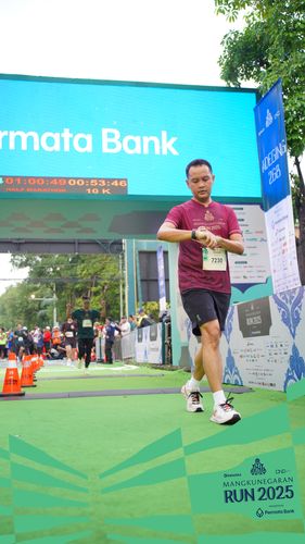 Race photo from Mangkunegaran Run 2025