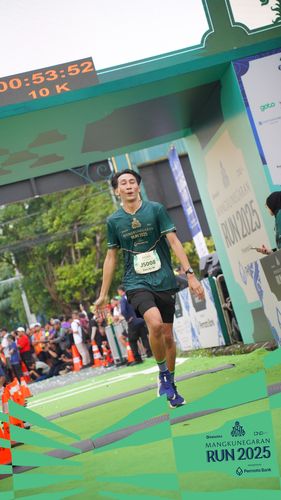Race photo from Mangkunegaran Run 2025