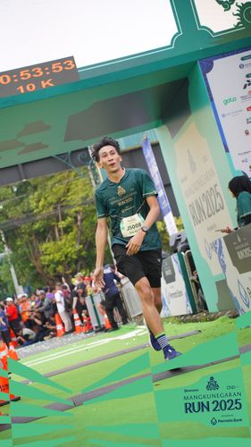Race photo from Mangkunegaran Run 2025