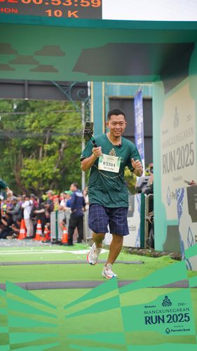 Race photo from Mangkunegaran Run 2025