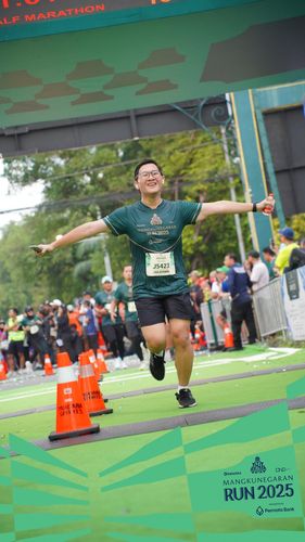 Race photo from Mangkunegaran Run 2025