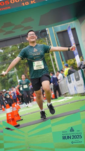 Race photo from Mangkunegaran Run 2025