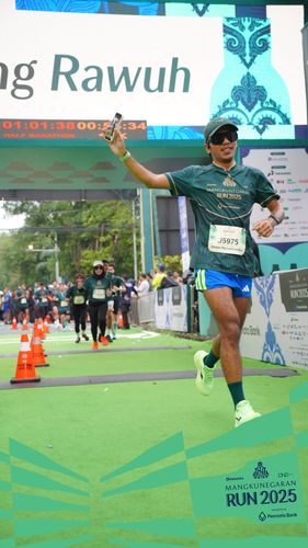 Race photo from Mangkunegaran Run 2025