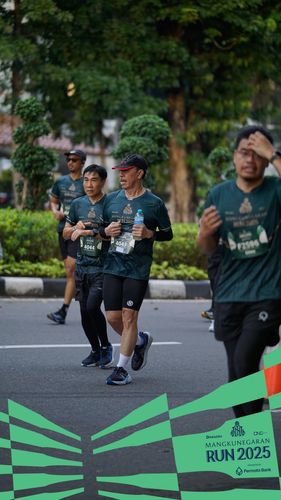 Race photo from Mangkunegaran Run 2025